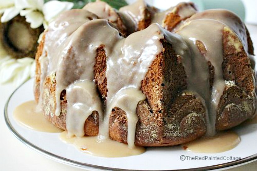 Pumpkin Pound Cake with Brown Butter Icing