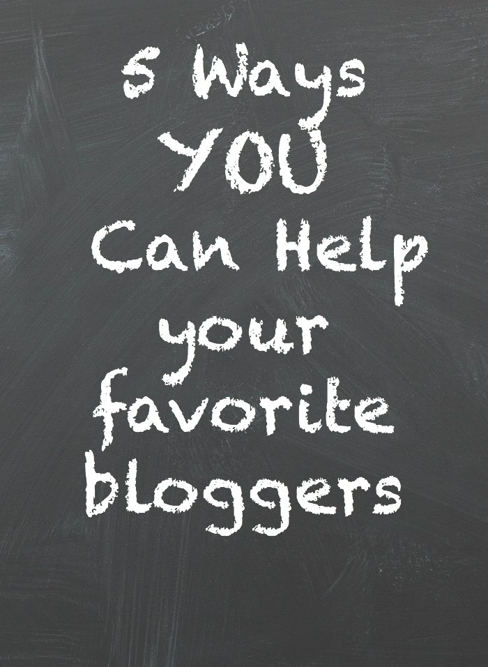 5 Ways YOU Can Help Your Favorite Bloggers - The Red Painted Cottage