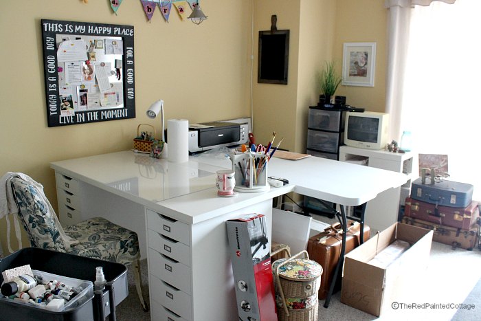 Make Your Craft Room Work For You - The Red Painted Cottage