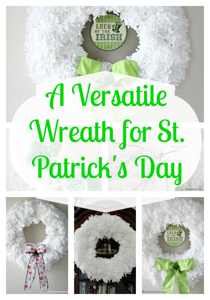 A Versatile Wreath For St. Patrick's Day and A Big Announcement