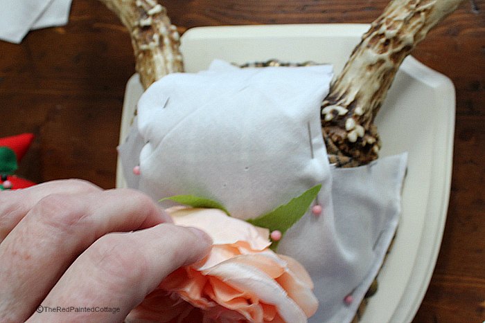 Decorating An Antler For Spring With Tutorial