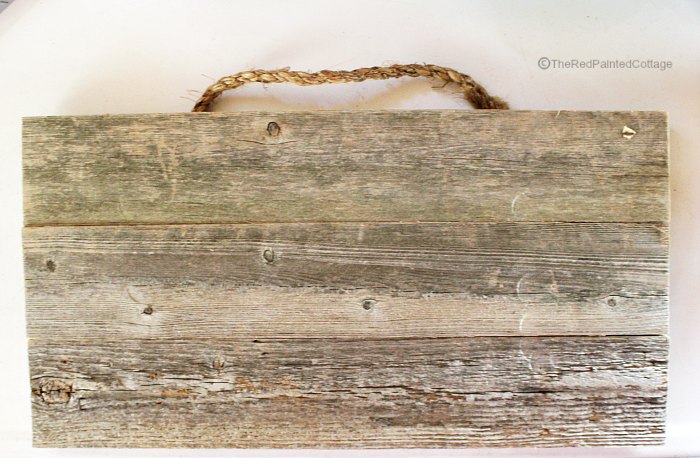DIY Rustic Flag With Old Wood