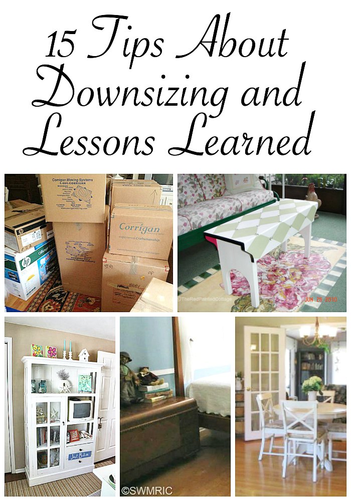15 Tips About Downsizing And Lessons Learned