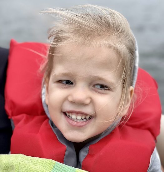 Our youngest granddaughter