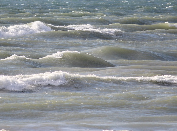 Lake Michigan waves